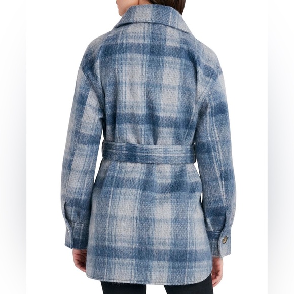 TAHARI STACIE PLAID SHACKET NWT - Picture 3 of 8